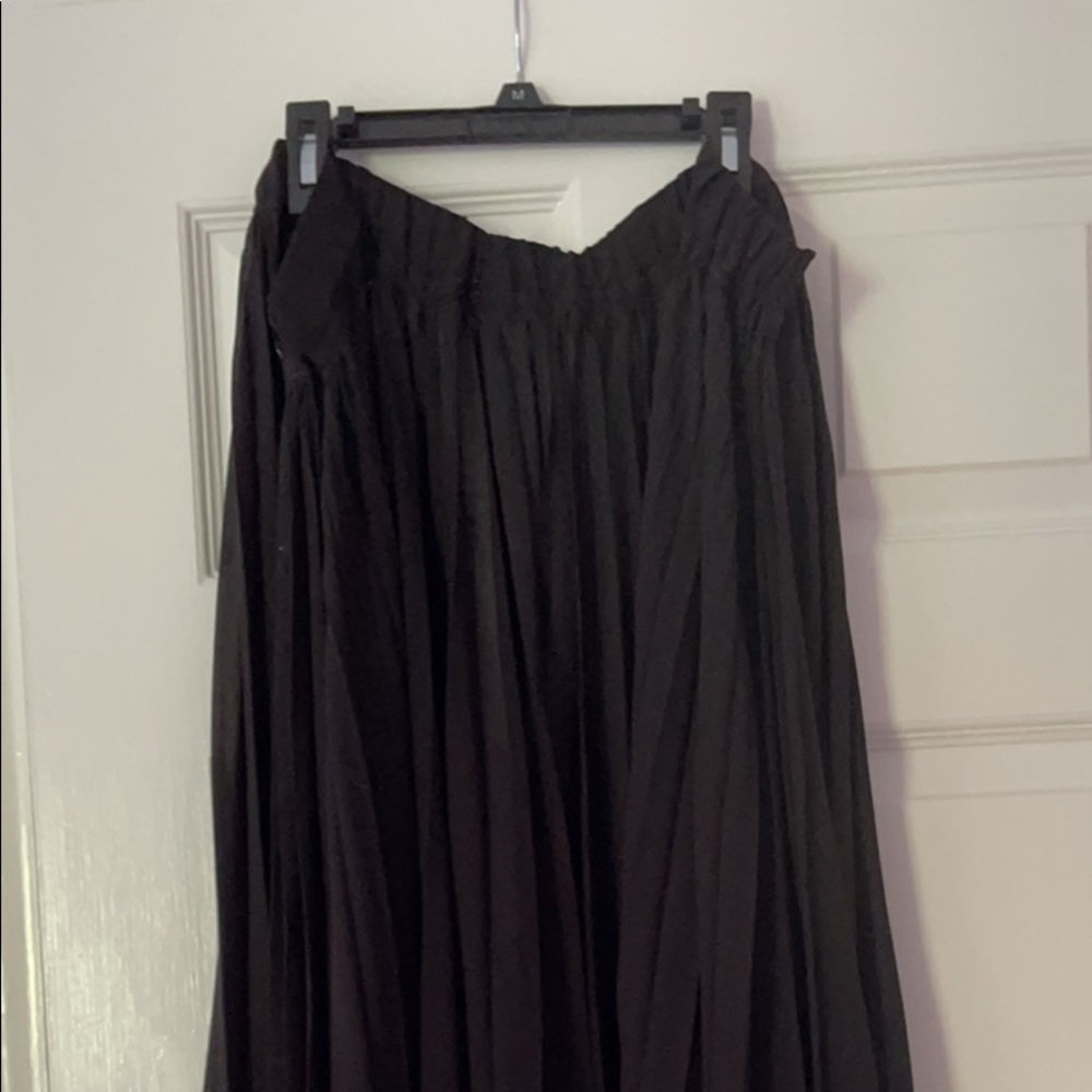 Black Pleated Skirt